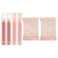 Flynn Dive Water Tint 01 Clear In + Breeze Velvet Tint 01 Red Wood + Lip & Eye Remover Pad Set, 2組, 3種