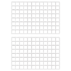 多用途網片置物架 鋼材 免組裝 紅/紫/黑色, 白色, 1組