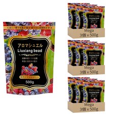 Mega 三效合一 高級香水袋裝衣物芳香豆 草木清香 袋裝, 500g, 9個