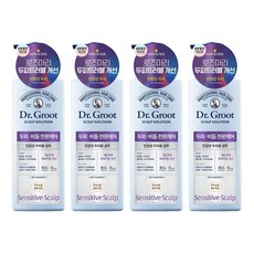 닥터그루트 스칼프솔루션 두피비듬케어 민감성 두피용 샴푸, 700ml, 4개