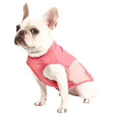 SPUTNIK 寵物涼感衣 M 粉紅 涼感透氣 舒適寵物服飾, 1件