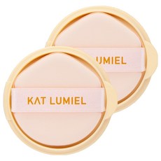 Cat Lumiel Wearless Skin Fit 氣墊粉底補充裝, 21 Brandy Cream, 2個