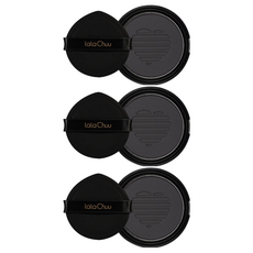 라라츄 볼륨 헤어쿠션섀도 리필 15g, 3개, 내추럴블랙