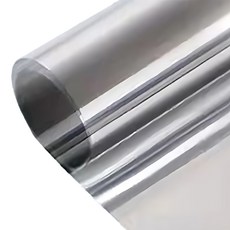 單向透視 遮光 無膠玻璃貼 靜電玻璃隔熱膜 120 x 250cm, 雙面銀, 1個