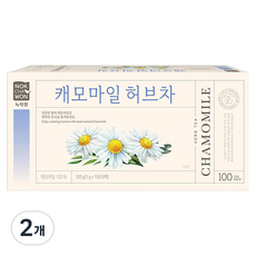 녹차원 캐모마일 허브차, 1g, 100개입, 2개