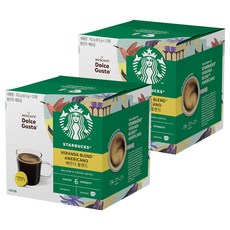 스타벅스 돌체구스토 베란다 블렌드 캡슐커피, 8.5g, 12개입, 2개