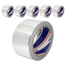 부광테이프 은박 알루미늄 호일테이프 은색 23m, 6개