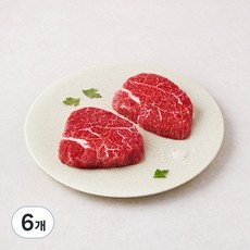 농협 한우 안심 1등급 구이용 (냉장), 6개, 200g