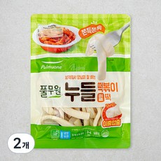 풀무원 누들떡볶이 떡, 2개, 500g