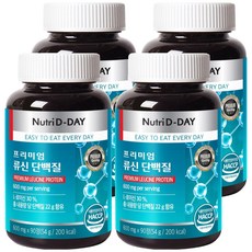 뉴트리디데이 프리미엄 류신 단백질, 90정, 4개