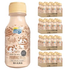 milk 台東初鹿 伯爵紅茶牛乳, 235ml, 72瓶