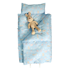 EmBrace 英柏絲 100%純天絲兒童睡袋 含被胎 + 收納袋 防踢款, 毛絨絨湯屋