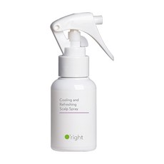 O'right 歐萊德 沁涼頭皮清新噴霧, 輕便瓶身噴槍設計 隨身攜帶方便 調理淨化頭皮, 50ml, 1瓶