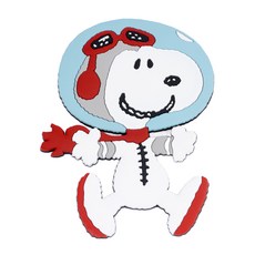 PEANUTS 史努比 造型磁鐵掛勾, 史努比太空員 多色, 1個