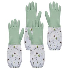 ROYALLIN 蘿林嚴選 防水加絨洗碗手套 400g 2雙, 綠色, L