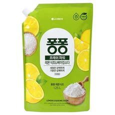 퐁퐁 프레시파워 레몬 식초 앤 베이킹소다, 1개, 1.25L