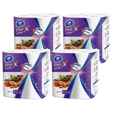 Vinda 維達 Pro X 3層天然紙漿廚房紙巾, 124張, 16個