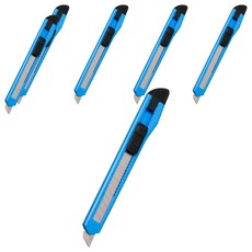 픽스텍 휴대용 다용도 커터칼 9mm FHUC0901, 6개, 블루