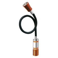 PANRICO 百利世 0.3W可彎式雙磁吸LED手電筒 360度彎曲 日本NICHIA LED IPX6防水 鋁合金外殼 使用時間12小時, 1個