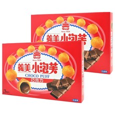 義美 小泡芙 經典巧克力, 171g, 2盒