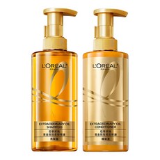 L'OREAL PARiS 巴黎萊雅 黃金胜肽柔韌洗護組 (440ml 洗髮露 + 440ml 護髮素), 修護滋養, 頭皮清爽, 1組