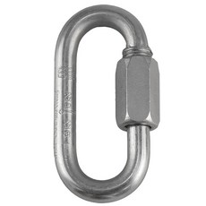 Rock empire 梅隆鎖 鋼材質 8mm 長軸強度35kN 短軸強度10kN, 1個, Silver