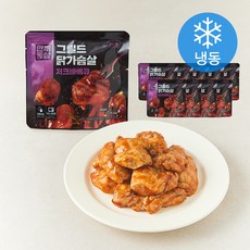 한끼통살 그릴드 닭가슴살 저크바베큐 (냉동), 100g, 1개입, 10개