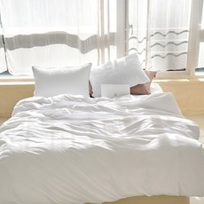 酣睡無塵飯店式被套, 白色
