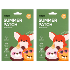 MOTHER-K K-MOM 小淘氣長效精油防蚊貼片, 24片, 2包