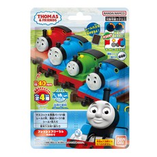 BANDAI 卡通公仔兒童入浴劑 湯瑪士小火車 + 泡澡粉 22g, 混合顏色, 1組