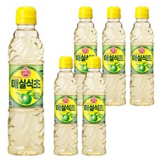 오뚜기 매실 식초 PET, 500ml, 6개