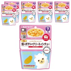 kewpie 野菜馬鈴薯燉9M (6包/組) 寶寶副食品 嚴選食材 營養均衡 方便即食, 100g, 鮭魚