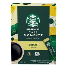 STARBUCKS 星巴克 Cafe Moments即溶淺焙咖啡粉隨手包, 1.2g, 70條, 1盒
