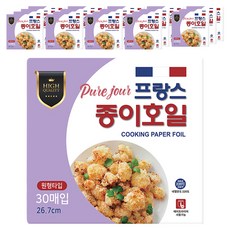 퓨어주르 종이호일 원형 30매, 20개