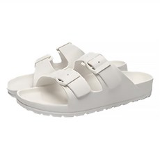 bebehome 雙排扣軟底防臭防滑耐磨拖鞋 - 白色 EU42, 42cm