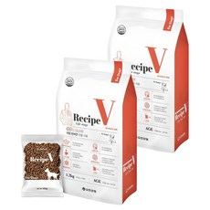 유한양행레시피브이 강아지 처방식사료, 퍼피, 1.2kg, 2개