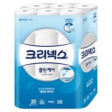 Kleenex 3層天然紙漿清潔護理衛生紙, 25m, 30捲, 1袋