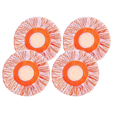 小麥購物 太陽花拖把 替換布 C616 35g, 4個