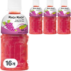MOGU MOGU 葡萄椰果汁, 16個, 320ml