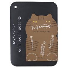 貓咪薄砧板 耐熱100度, 黑色, 22 x 30 x 0.2cm, 1個