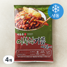 석관동떡볶이 이북식기름 떡볶이 (냉동), 450g, 4개