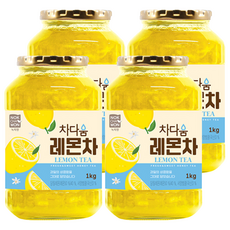 NOKCHAWON 綠茶園 Cha Daum 檸檬茶, 1kg, 1入, 4個