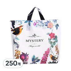 MAME MAME 花鳥塑料購物袋, 250個, 花鳥