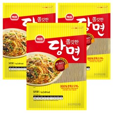 해표 쫄깃한 당면, 1kg, 3개