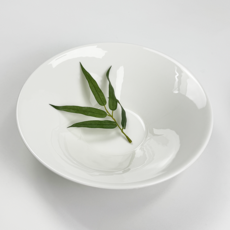 Paulers 簡約圓形沙拉碗, 白色, 1個