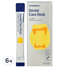 페스룸 플러스 케어 스틱 포 독 10p, 140g, 6개, 구강