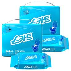 Scott 可麗舒 可沖馬桶廁所清潔濕紙巾 40抽, 8個