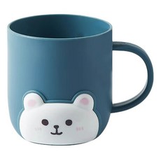 熊 兒童漱口杯, 藍色, 1個