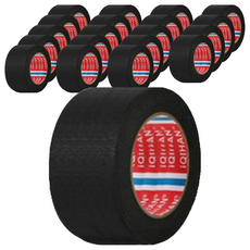 iQIHAN DADA 彩色遮蔽膠帶 黑色 50 mm x 20 m, 20個