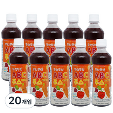 이유케어스 무럭무럭 NFC ABC 주스, 사과+당근+비트 혼합맛, 340ml, 20개